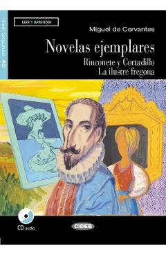 Coperta cărții 'Novelas ejemplares + CD - Miguel de Cervantes'