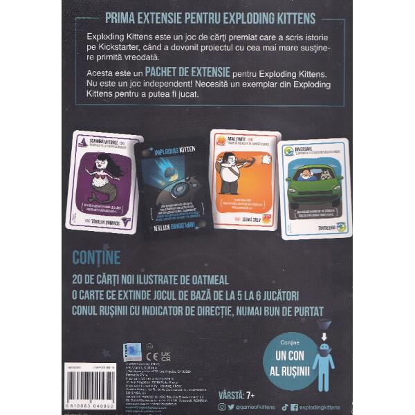 Exploding Kittens. Extensie: Imploding Kittens