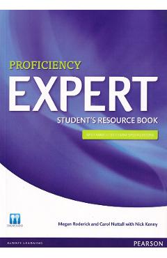 Coperta cărții 'Expert Proficiency Student's Resource Book - Megan Roderick, Carol Nuttall, Nick Kenny'