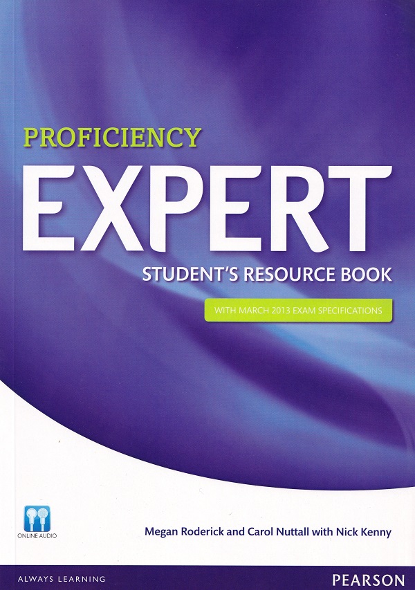 Coperta cărții 'Expert Proficiency Student's Resource Book - Megan Roderick, Carol Nuttall, Nick Kenny'