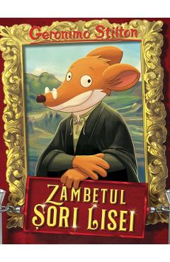 Coperta cărții 'Zambetul Șori Lisei - Geronimo Stilton'
