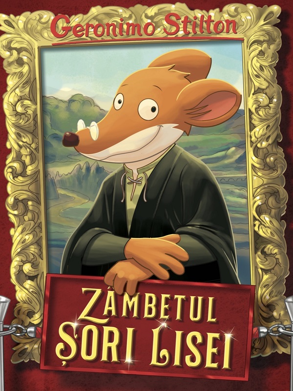 Coperta cărții 'Zambetul Șori Lisei - Geronimo Stilton'