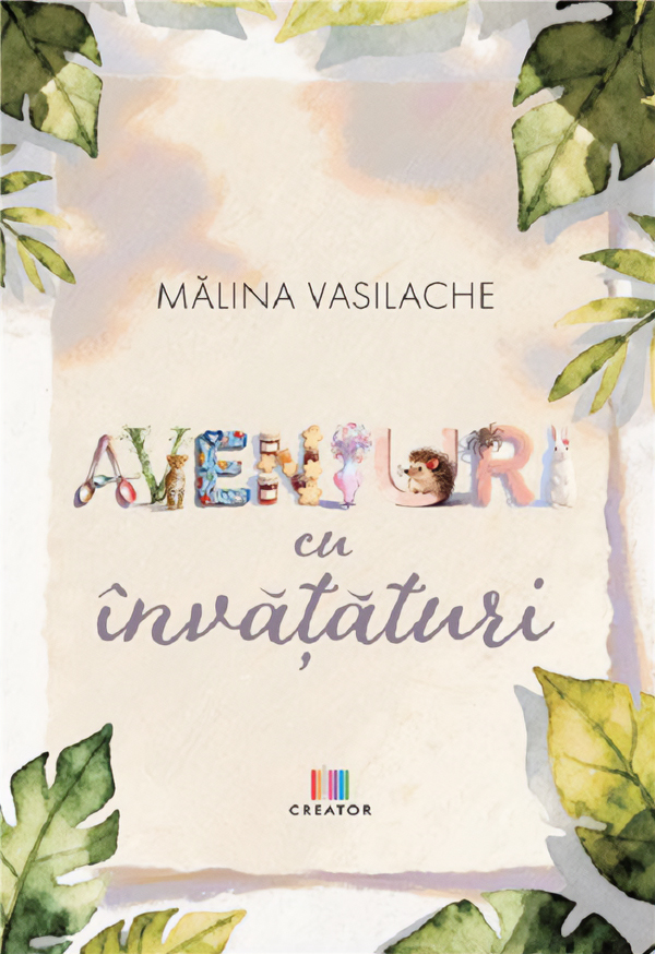 Coperta cărții 'Aventuri cu învățături - Mălina Vasilache'