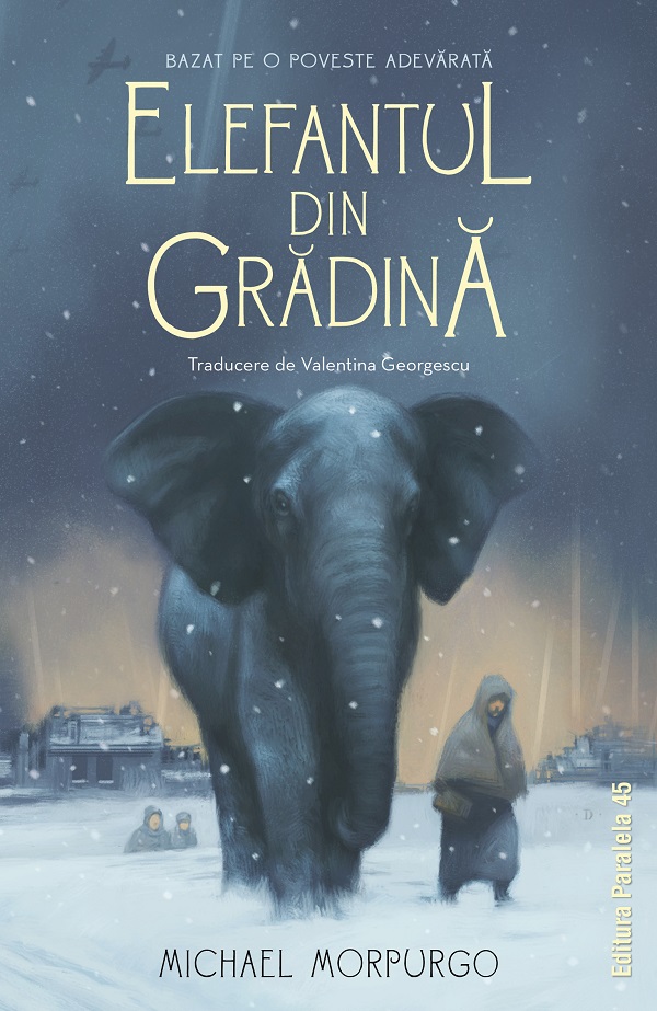 Coperta cărții 'Elefantul din grădină - Michael Morpurgo'