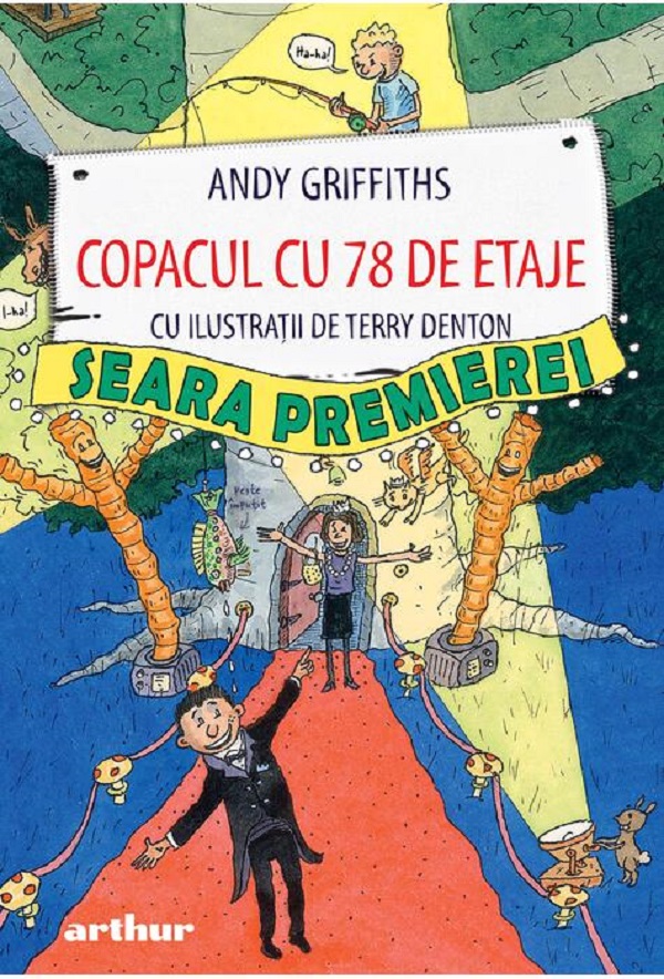 Coperta cărții 'Copacul cu 78 de etaje. Seara premierei - Andy Griffiths'
