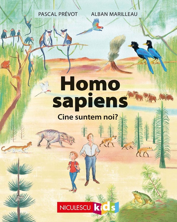 Coperta cărții 'Homo sapiens. Cine suntem noi? - Pascal Prevot, Alban Marilleau'