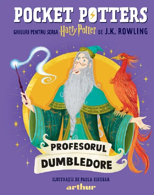 Coperta cărții 'Pocket Potters Vol.5: Profesorul Dumbledore - J.K. Rowling'