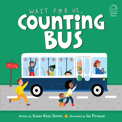 Coperta cărții 'Wait for Us, Counting Bus - Susan Rose Simms'
