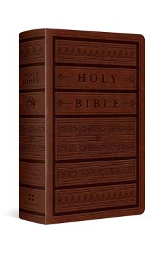 Coperta cărții 'ESV Giant Print Personal Size Bible, Red Letter (Trutone, Brown, Engraved Mantel Design) -'