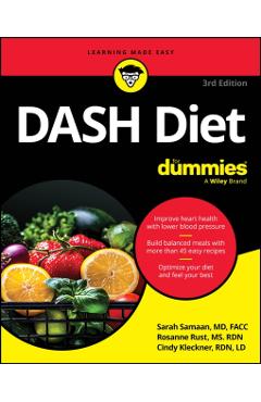 Coperta cărții 'Dash Diet for Dummies - Sarah Samaan'