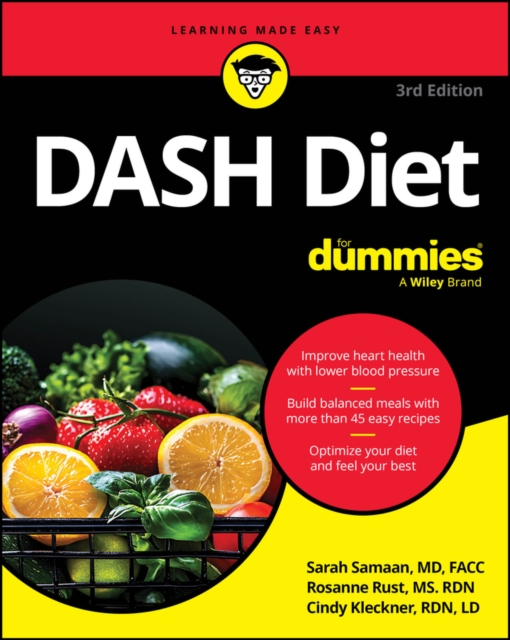 Coperta cărții 'Dash Diet for Dummies - Sarah Samaan'