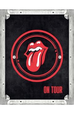 Coperta cărții 'The Rolling Stones: On Tour: The Official Celebration of the Greatest Live Band of All Time - The Rolling Stones'