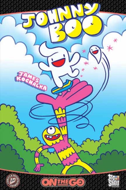 Coperta cărții 'Johnny Boo: On the Go--Friends and Enemies - James Kochalka'