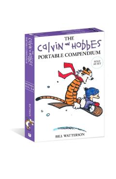 Coperta cărții 'The Calvin and Hobbes Portable Compendium Set 7: Volume 7 - Bill Watterson'