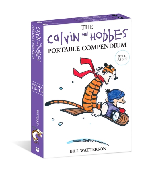 Coperta cărții 'The Calvin and Hobbes Portable Compendium Set 7: Volume 7 - Bill Watterson'