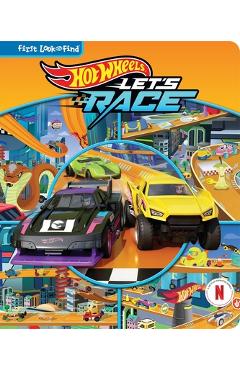 Coperta cărții 'Hot Wheels Let's Race: First Look and Find -'
