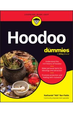Coperta cărții 'Hoodoo for Dummies - Nathaniel Nth Bar-fields'