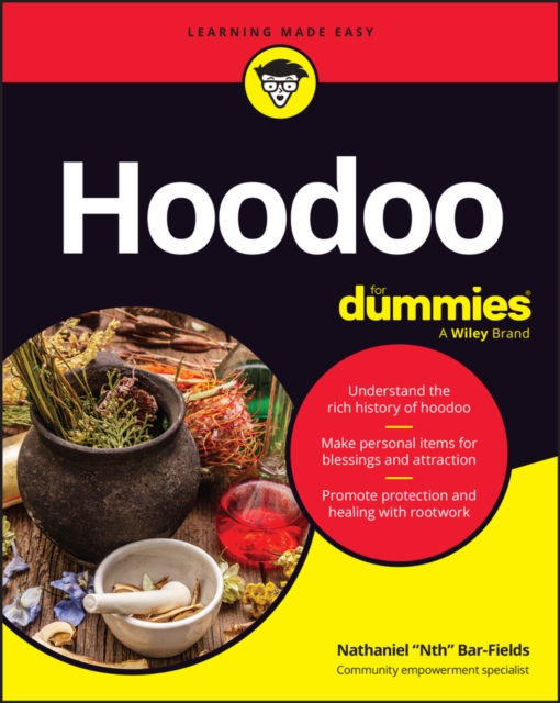 Coperta cărții 'Hoodoo for Dummies - Nathaniel Nth Bar-fields'