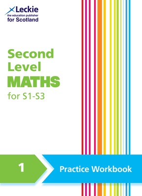 Coperta cărții 'Second Level Maths Practice Workbook 1 for S1 - S3 - Carol Lyon'