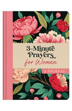 Coperta cărții '3-Minute Prayers for Women: A Journal -'