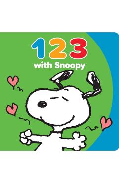 Coperta cărții '123 with Snoopy - Charles M. Schulz'