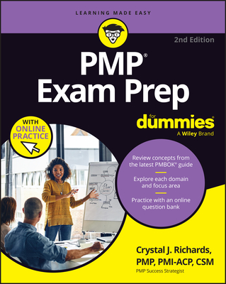 Coperta cărții 'Pmp Exam Prep for Dummies - Crystal J. Richards'