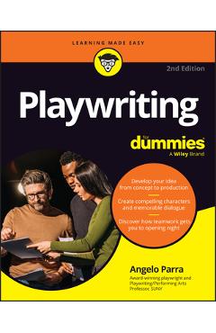Coperta cărții 'Playwriting for Dummies - Angelo Parra'