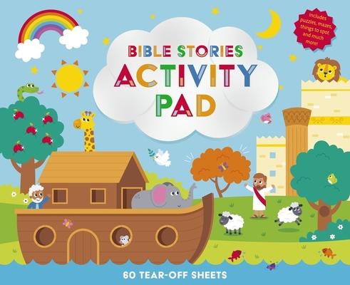 Coperta cărții 'Bible Stories Activity Pad: 60 Activities for 5 Years and Under - Deborah Lock'