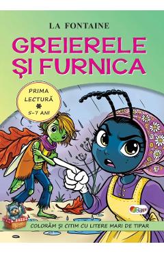 Coperta cărții 'Greierele și furnica. Prima lectură 5-7 ani - Jean de la Fontaine'