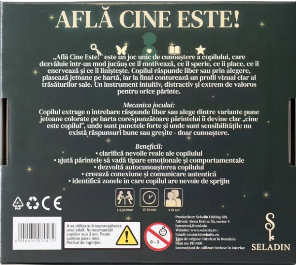 Imaginea produsului 'Joc educativ: Află cine este!'