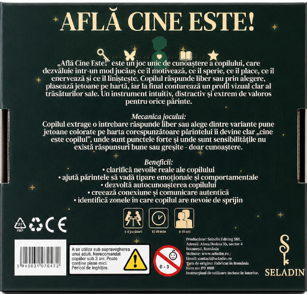 Imaginea produsului 'Joc educativ: Află cine este!'