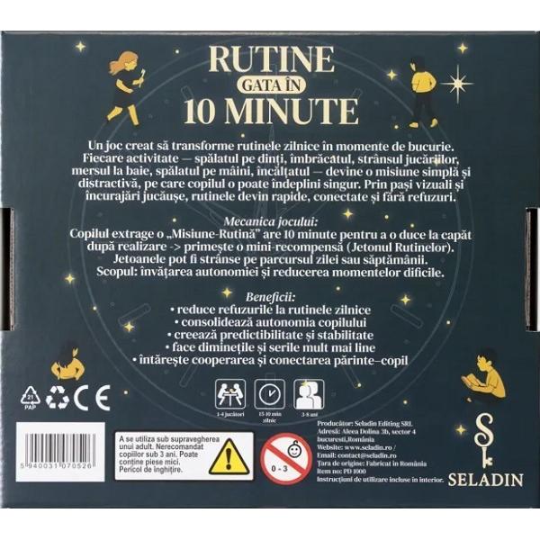 Joc educativ: Rutine gata in 10 Minute