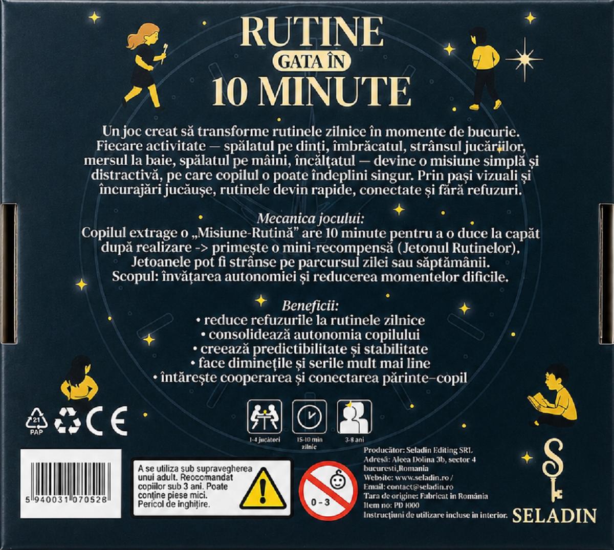 Imaginea produsului 'Joc educativ: Rutine gata în 10 Minute'