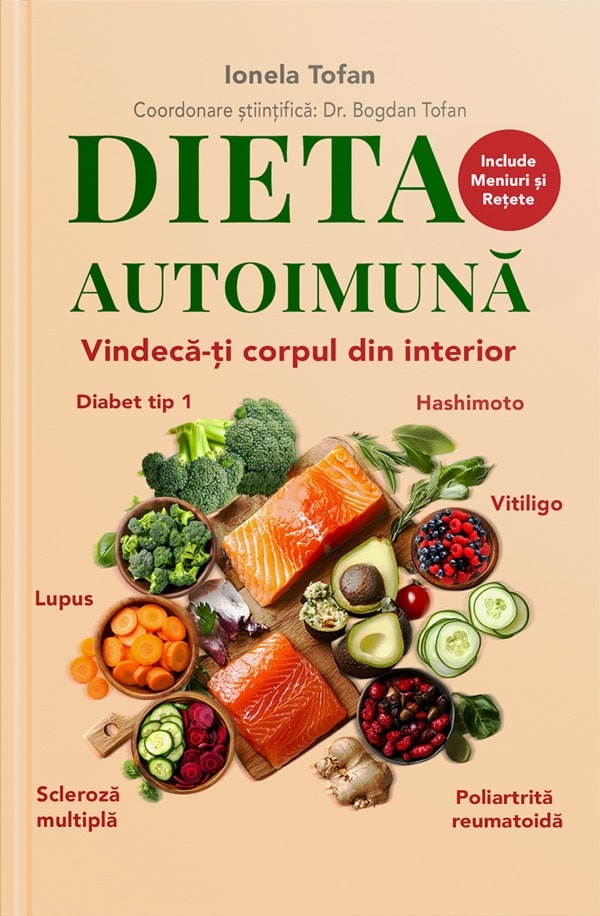 Coperta cărții 'Dieta autoimună - Ionela Tofan'
