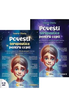 Coperta cărții 'Pachet 2 volume: Povești terapeutice pentru copii - Ioana Oțoiu'