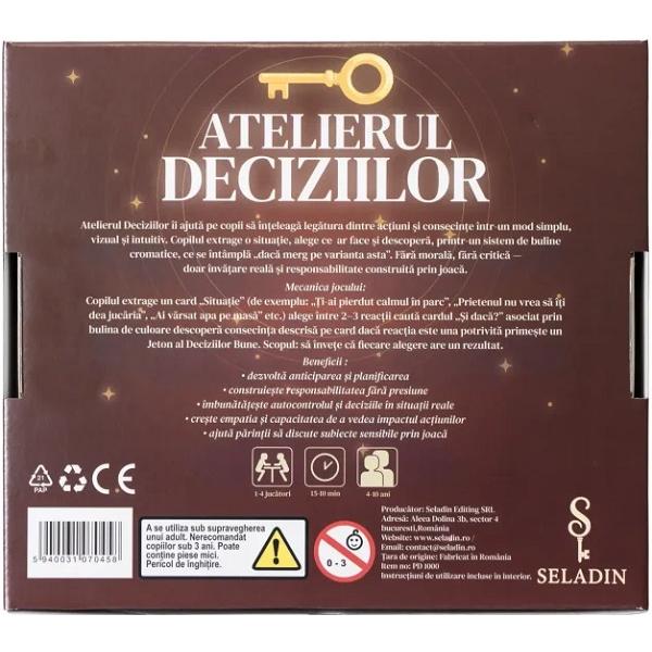 Joc educativ: Atelierul deciziilor