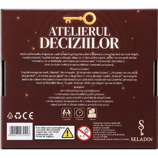 Joc educativ: Atelierul deciziilor