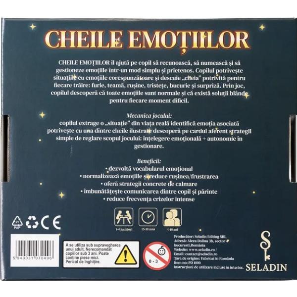 Joc educativ: Cheile emotiilor