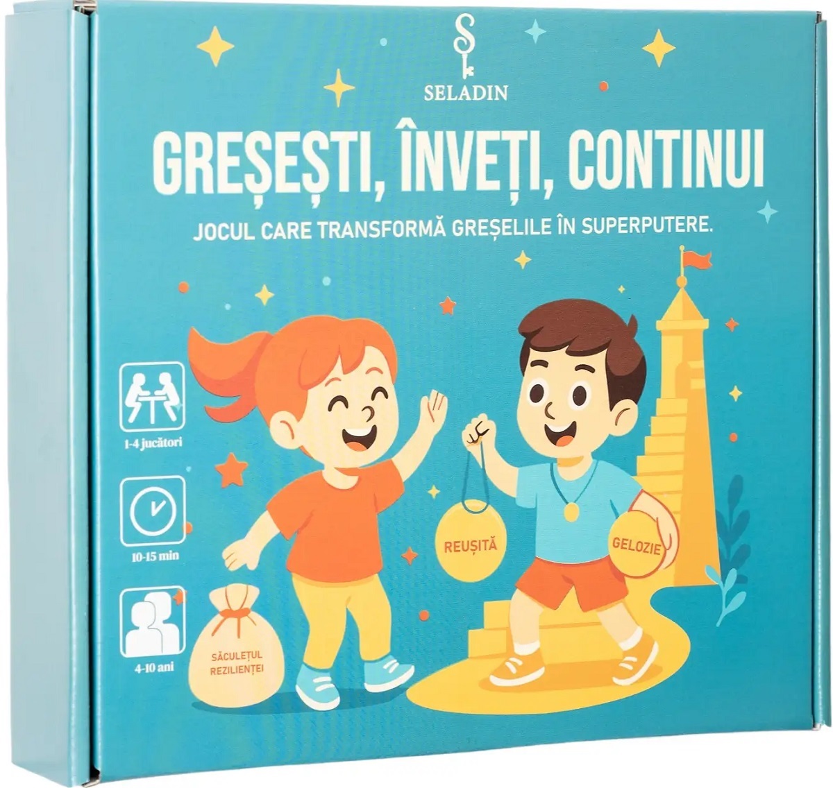 Imaginea produsului 'Joc educativ: Gresesti, inveti, continui'