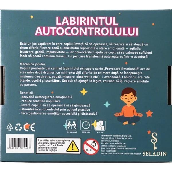 Joc educativ: Labirintul autocontrolului