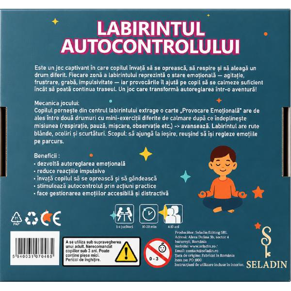 Joc educativ: Labirintul autocontrolului