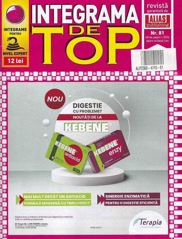 Coperta cărții 'Integrama de top Nr.81'