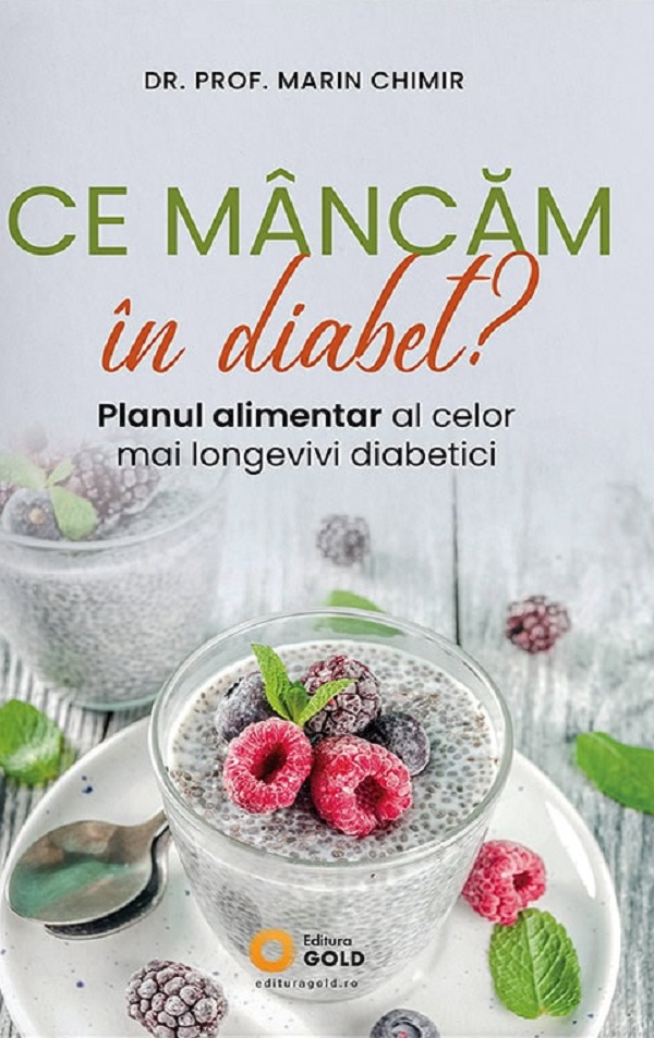 Coperta cărții 'Ce mâncăm în diabet? - Marin Chimir'