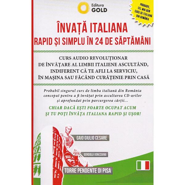 Invata italiana rapid si simplu in 24 de saptamani + Stick USB - Simona Vara
