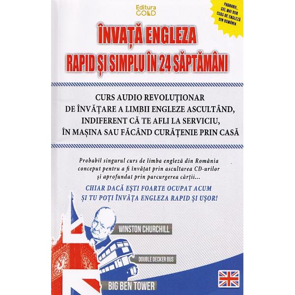 Invata engleza rapid si simplu in 24 de saptamani + Stick USB - Oana Ciurea