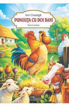 Coperta cărții 'Punguță cu doi bani - Ion Creangă'