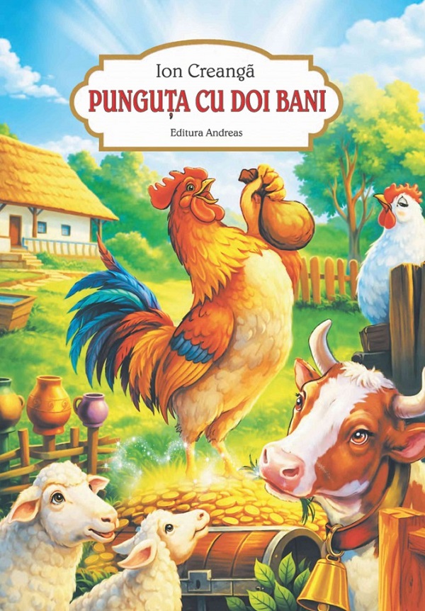 Coperta cărții 'Punguță cu doi bani - Ion Creangă'