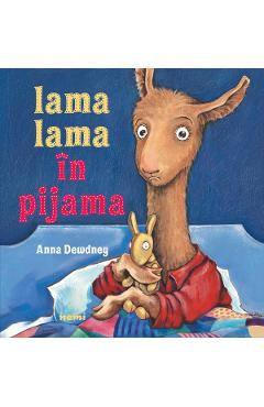 Coperta cărții 'Lama Lama în pijama - Anna Dewdney'