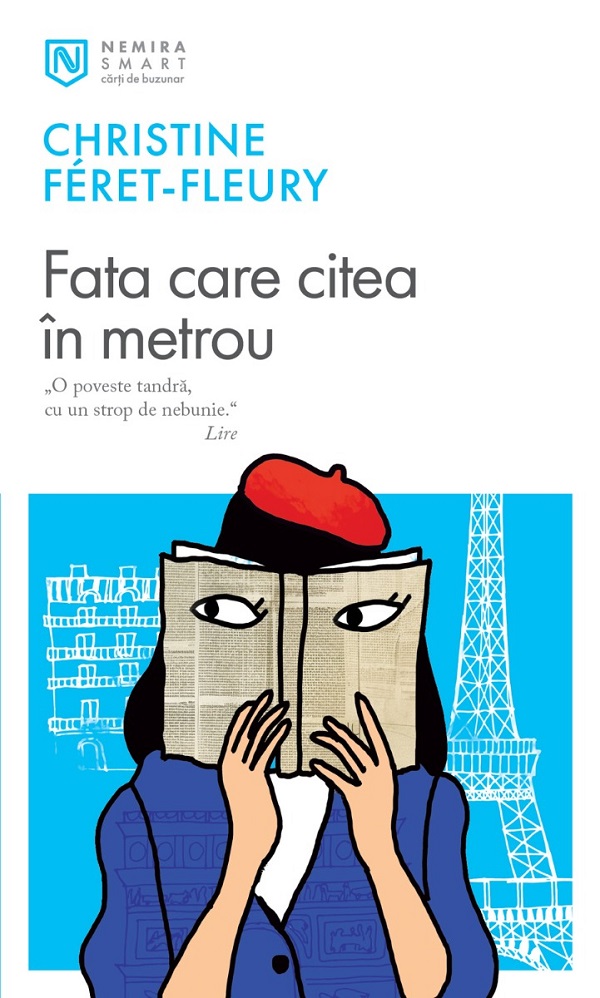 Coperta cărții 'Fata care citea în metrou - Christine Féret-Fleury'