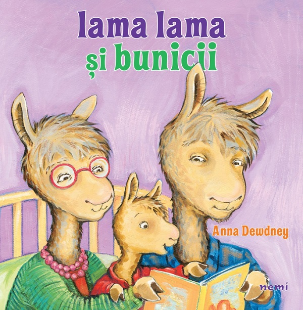 Coperta cărții 'Lama Lama și bunicii - Anna Dewdney'